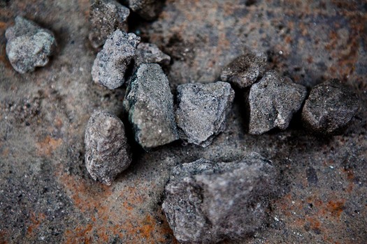 Rocks drilled at 2nd Ave. subway tunnel.